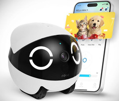 Mini Pet Camera Robot – ROLA 2K HD Indoor Movable Camera with 5000Mah Battery,