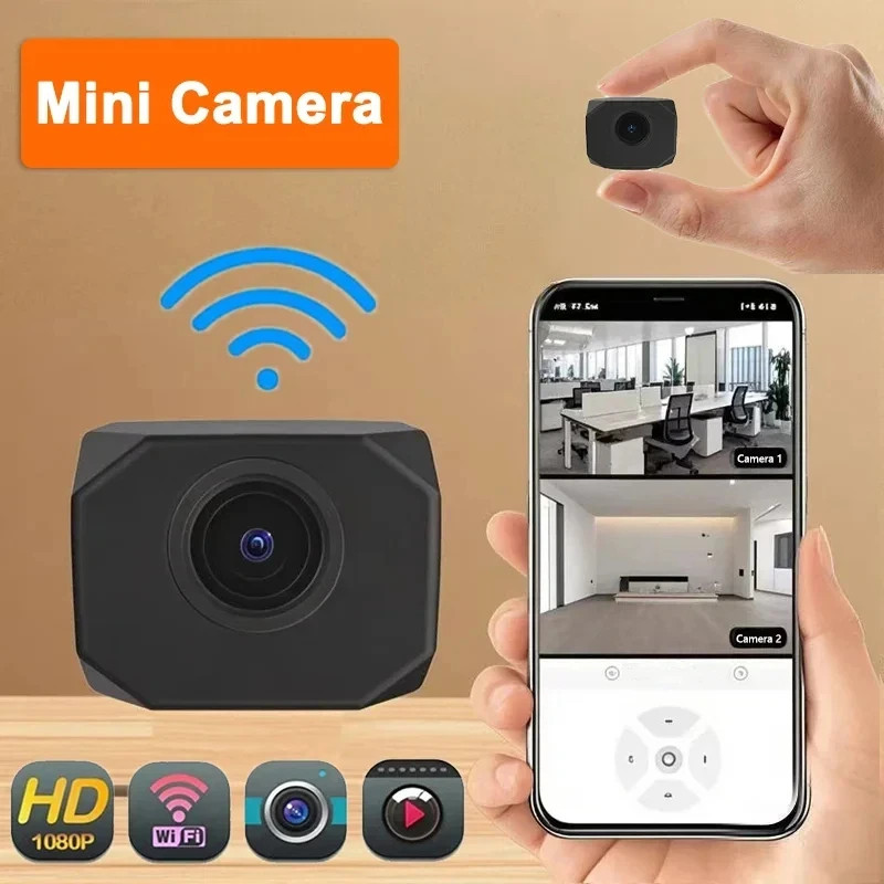 2026Smart Mini WiFi Camera WirelesS 1080PHD4K Night Cam w/Battery Home Security