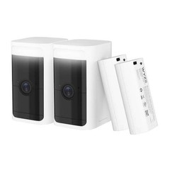 Wyze Battery Cam Pro 2 Pack WYZECOP-RB2PK Wireless 2k HD Color Night Spotlight