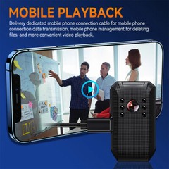 Body Camera HD 1080P Video DVR Clip IR Night Vision Cam with Free 64GB SD Card