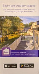 Roku SE Outdoor Wired Camera with 12.5ft Power Adapter