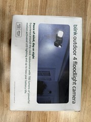 Blink Outdoor 4 Floodlight Camera Wireless Wi-Fi Smart Battery Operated