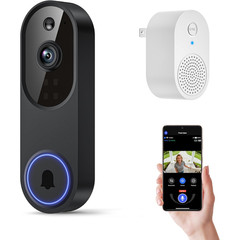 Video Doorbell 1080p HD Camera WI-FI Night Vision Motion Detection Wireless