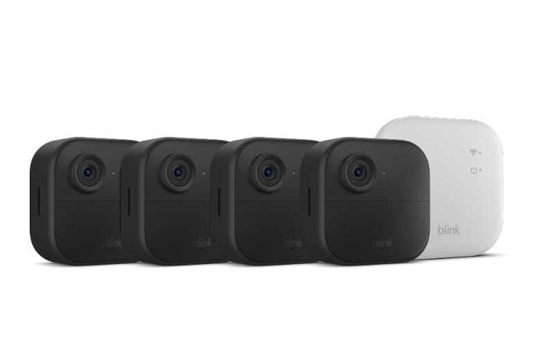 U46903 Blink Outdoor 4 XR Wireless Outdoor Security Camera Kit Black G2U