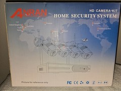 Anran K04W5937 Camera Kit IR 4 CH Wireless Black Bullet Cameras NVR & 7″ MONITOR