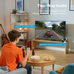 Wireless Indoor Security Cameras with 2-Way Audio, Motion Sensor, Night Vision