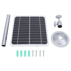 Camera Solar Panel 20w 5V IP68 Waterproof High Efficiency Camera Monocrystalline