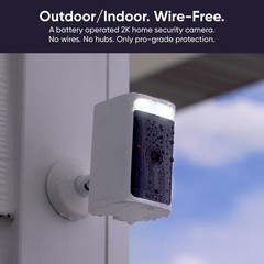 Wyze WYZECOP Battery Cam Pro Wireless Indoor/Outdoor Security Camera – White