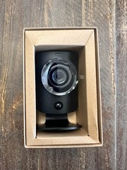 SimpliSafe SimpliCam 1080p HD Indoor Wired Wi-Fi Camera Alexa/Google Black