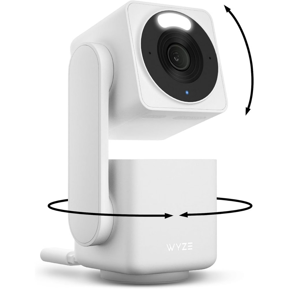 Wyze Smart Security Camera Cam Pan v4 4K, Indoor/Outdoor AI Camera with Color