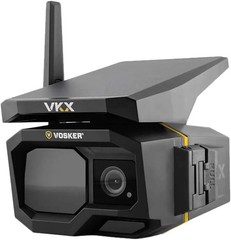 VOSKER VKX Solar Powered 4G-LTE Cellular Security Camera — No Wi-Fi Needed!