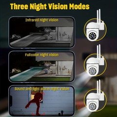 2PCS Security Camera System 2.4G WiFi Smart Outdoor Night Vision 1080P Cam US~