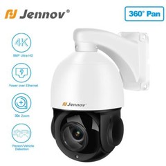 360° 8MP PTZ POE IP Outdoor Security Camera 4K 30X Optical Zoom IR Night CCTV