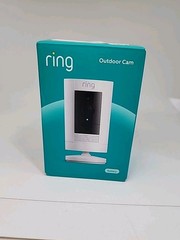 NEW Ring Outdoor Cam (Stick Up Cam) Weather-Resistant Outdoor Camera White