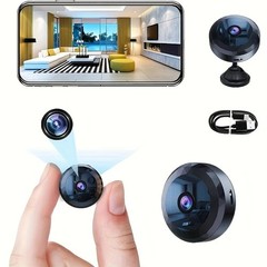 Mini WiFi Security Camera – HD Recording – Night Vision & Motion Detection