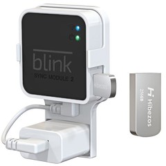 256GB USB Flash Drive, Outlet Wall Mount Holder for Blink Sync Module 2 with Sho