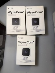 3x WYZE Cam v3 1080P HD WiFi Wired Indoor Outdoor Home Security Camera