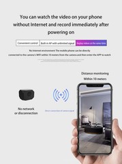2026Smart Mini WiFi Camera WirelesS 1080PHD4K Night Cam w/Battery Home Security