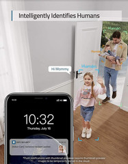 Indoor Cam E220, Camera for Home Security, Pan & Tilt, Dog/Pet Camera, 2K Wi-Fi