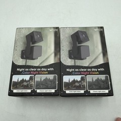 Lot Of Two Wyze Cam Pan v3 Indoor/Outdoor IP65 1080P 360° Pan/Tilt/Zoom Wi-Fi