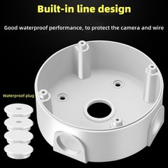 Plastic Junction PC Box CCTV Bullet Dome Camera Wall Mount Bracket
