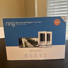 Ring Stick Up Indoor/Outdoor Cam Plug-In HD Security Camera with Two-Way Talk