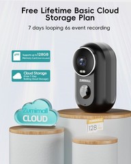1-Pack 2K ZUMIMALL Wireless Outdoor Security Camera System for Home Security