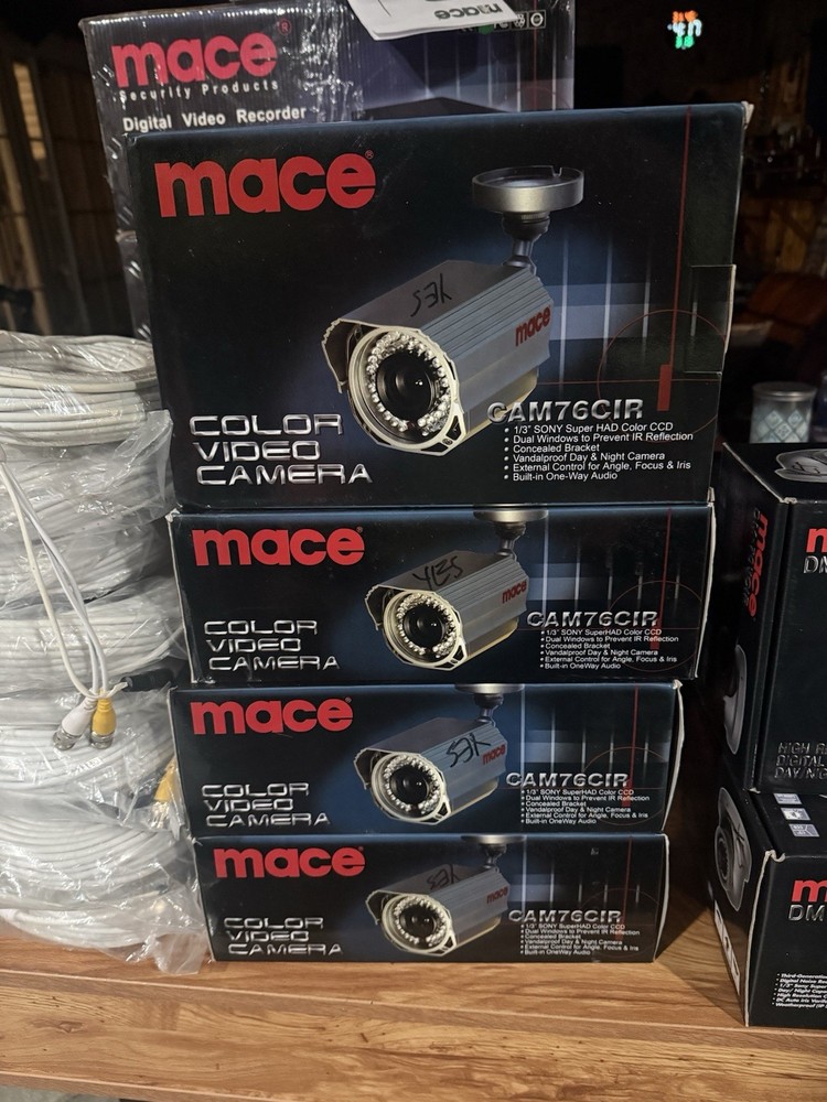 Mace CAM76CIR CCTV Wired Outdoor Camera Color Night Vision Vandalproof