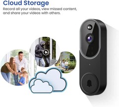 New Video Doorbell 1080p HD Camera WI-FI Night Vision Motion Detection Wireless