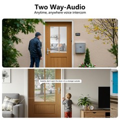 Wansview Window Camera 2K Indoor Camera for Home Security Outside Ai Detection