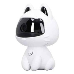 asddcavvf Wireless Camera WiFi Connection Home Video Robot Pet Shape for Indoor