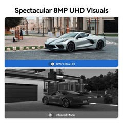 4K 8MP PoE Security Camera System H.265+ AI Detect Audio 8CH HDD Home Security