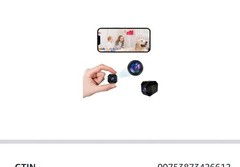 Mini WiFi IP Network Surveillance Camera 1080p FHD Indoor Only Black 1pc