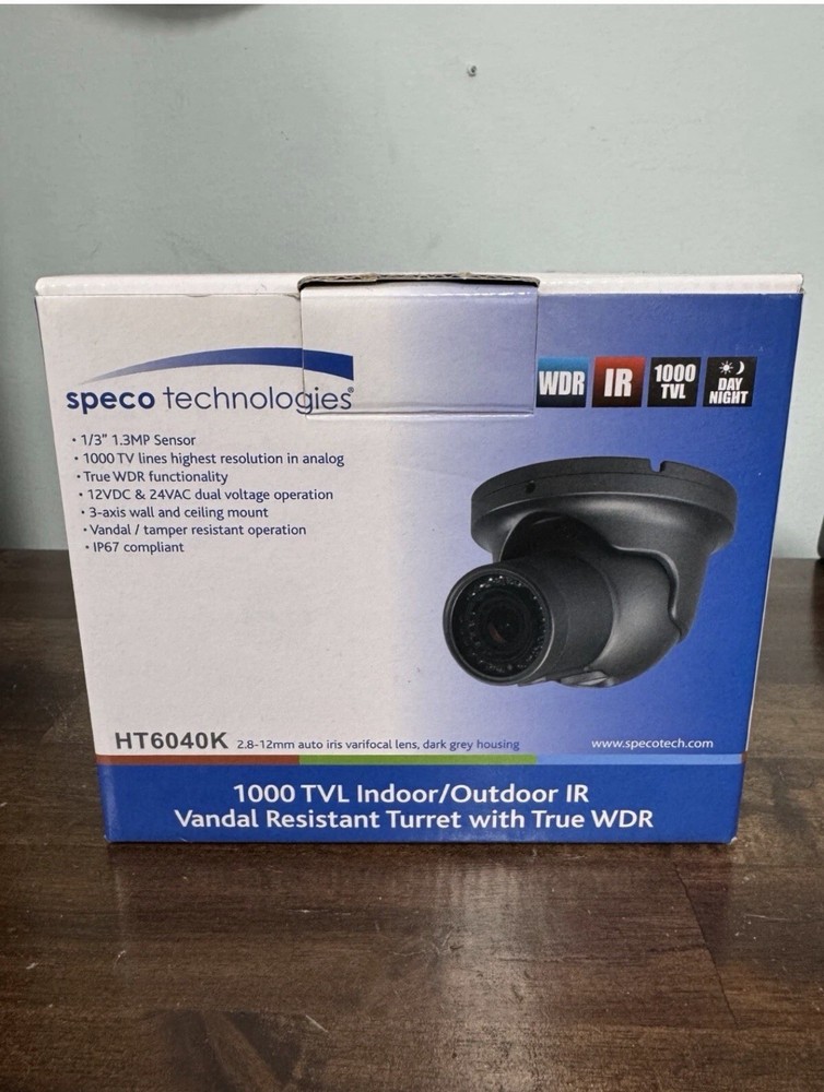 Speco Technologies HT6040k Network Surveillance Camera – BRAND NEW IN BOX!
