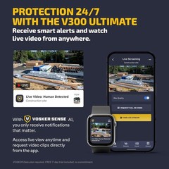 Vosker V300 4G LTE Solar Security Camera Construction Pack – NIB