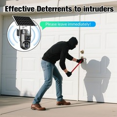 1/2x 8MP HDSolar Battery Powered Wireless WiFi Outdoor Home Security Camera CCTV