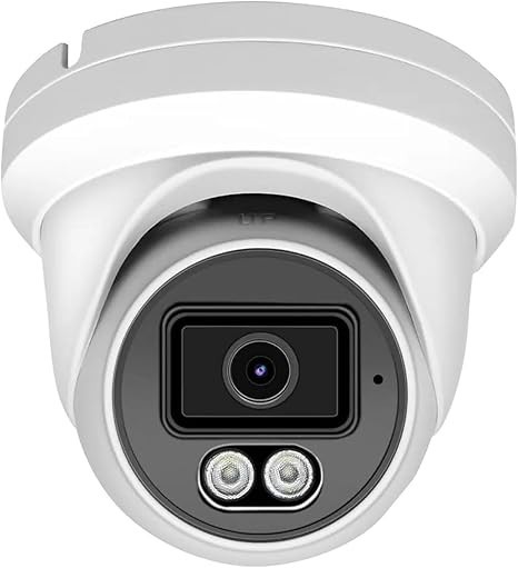 Marquis/Universal Compatible 8MP 4K IR PoE Turret IP Camera with Audio 2.8mm