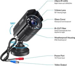 ZOSI 4in1 1080p Outdoor CCTV Surveillance Security Camera System night vision