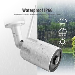 Qty 1X CHORTAU Outdoor Wireless Waterproof WiFi 1080P Security Bullet Camera