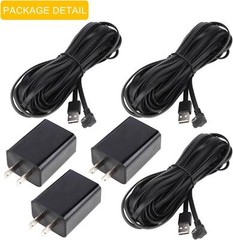 3 Pack 25ft Outdoor Power Cord for Blink Outdoor XT3 XT2 3rd/4th Gen