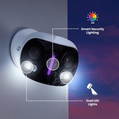 Lorex 4K 8MP IP Wired Dual-Lens Add-On Outdoor Security Camera Smart Security