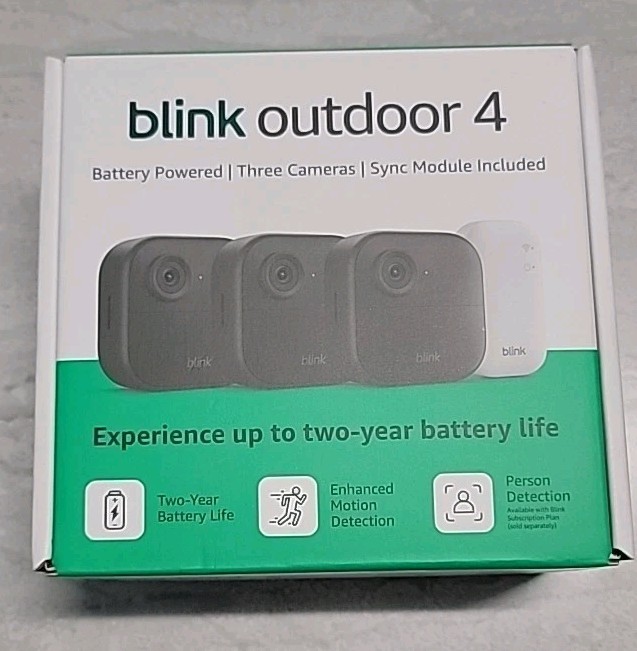 Blink Outdoor 4 Newest Model 3 Camera System
