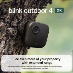 Blink Outdoor 4 XR Newest Model, Two-year Battery Wireless Camera, 6 Cameras