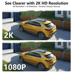1-4x Solar Powered Security Camera Battery Outdoor 2K PTZ Wireless Ai Detection