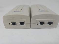 2 Lot AXIS T8123 High POE-30W Midspan 1-Port With Power Cord.