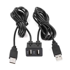 Aramox Dashboard Cable Adapter,1.5m USB Panel Extension normal, popular
