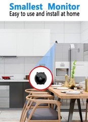 Mini Cámara Oculta Espía 4k Ultra Hd Wifi Niñera Inalámbrica Camara Espia 2025