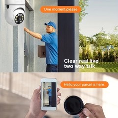 2PCS Wireless Security Camera System Outdoor Home 5G Wifi Night Vision Cam 1080P