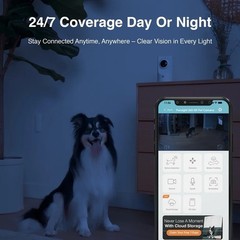 Instachew Purrsight 360° Smart Pet Camera, 1080P HD, Wireless, 2-Way Audio (NEW)