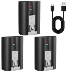 3x Replace Ring V4 Battery for Ring camera Doorbell Solar Floodligh 2/3/4/3 plus